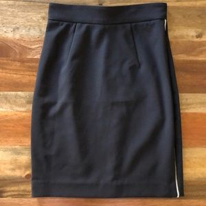 Black pencil skirt